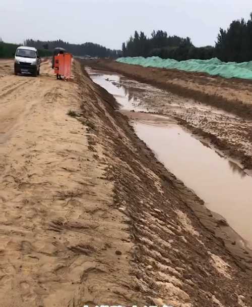 烟台海阳河道降水